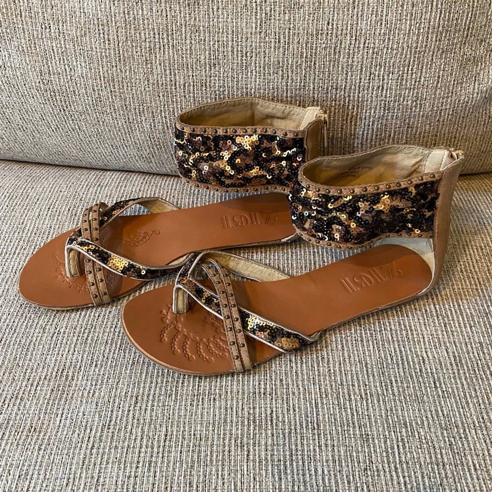 Brown sandals